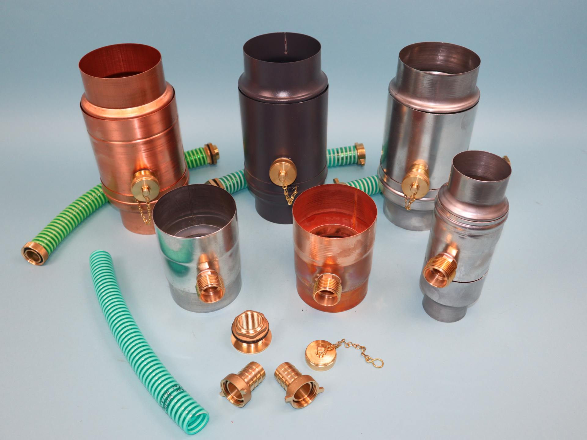 Flewdart Dachrinnenschutz Set 5-tlg | Laubschutz Gitter | Rostfreie Aluminiumlegierung | Flexibel & Wetterfest